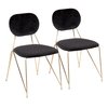 Lumisource Gwen Chair - Set of 2 PR CH-GWEN AU+BK2